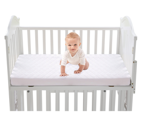 Không thấm nước tái sử dụng bông bé giường Pad chống trượt nôi nệm bảo vệ nhanh chóng khô tính năng trẻ mới biết đi không kiểm soát Bìa tấm phẳng - Product Image 2