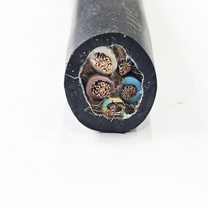 Cable Flexible con Revestimiento de Goma Libre de Oxígeno H05VV-F, 3 Núcleos, 25 mm (3x25 mm), 8 AWG, 300/500 V, Negro, ISO9001 - Product Image 3