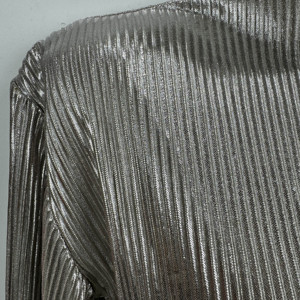 <span class=keywords><strong>Blusa</strong></span> attillata a maniche lunghe in <span class=keywords><strong>argento</strong></span> camicetta alla moda per le donne <span class=keywords><strong>blusa</strong></span> Bale biancheria intima - Product Image 5