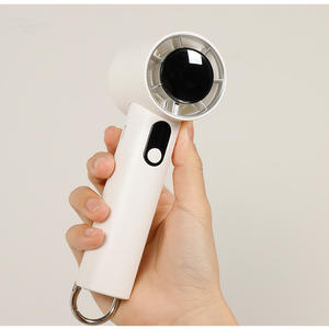USB1800mAh Rechargeable <b>Handheld</b> Mini <b>Fan</b> <b>Portable</b> Wearable Carabiner Type-C for Outdoor Use Bladeless five Speed Electric - Product Image 3