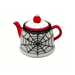 OEM ODM Halloween Themed Teapot Cozy Lace Teapot Warmer Insulated <strong>Tea</strong> <strong>Pot</strong> <strong>Cosy</strong> for Home Kitchen Holiday Party Table Decor - Product Image 6