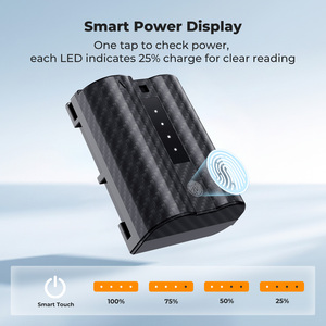 แบตเตอรี่กล้อง K&F Concept สำหรับ <span class=keywords><strong>Nikon</strong></span> Z5 Z5II Z6 Z6II ชุด <span class=keywords><strong>2</strong></span> ก้อน ความจุ 2520mAh รุ่น <span class=keywords><strong>Nikon</strong></span> EN-EL15 แบบชาร์จได้ ชนิด Type-C สำหรับกล้องดิจิตอล - Product Image 3