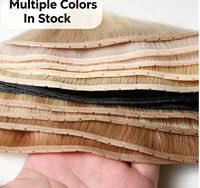 Extensions de cheveux humains vierges de grade 12A en gros, tissage Genius Butterfly double drawn