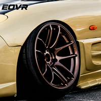 Rines EVOR Forjados de Fibra de Carbono Personalizados, Diseño Cóncavo Profundo, 5x114.3 5x120 5x130 5x127, 19 20 21 22 Pulgadas para Mercedes Audi C8 C6 GTR