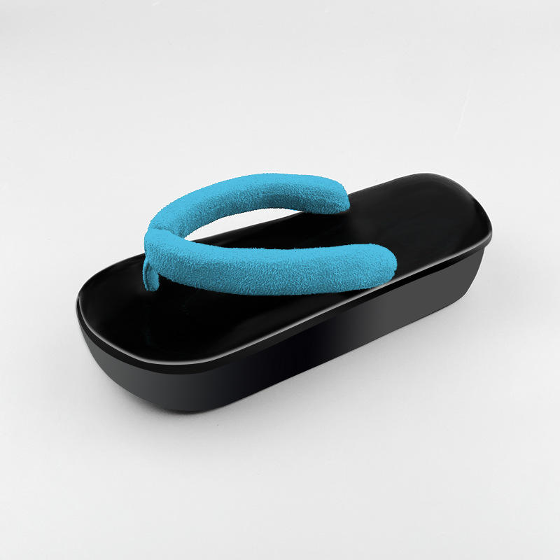 Ceinture bleu lac à fond noir A53