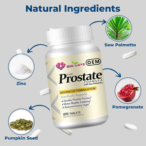 Compresse Premium a Base di Erbe per la Cura della Prostata, Supporto per il Benessere Maschile e la Salute del Sistema Urinario, Integratore Alimentare Naturale - Product Image 5