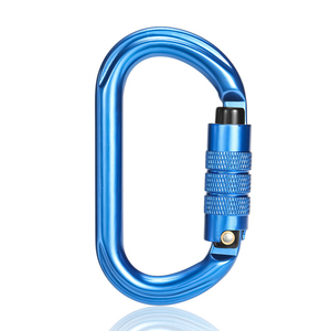 <span class=keywords><strong>Mousqueton</strong></span> <span class=keywords><strong>de</strong></span> sécurité en aluminium <span class=keywords><strong>de</strong></span> 25 kN en forme <span class=keywords><strong>de</strong></span> O <span class=keywords><strong>à</strong></span> verrouillage automatique pour l'escalade en plein air - Product Image 3