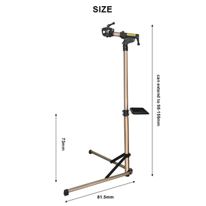 RIDERACE <span class=keywords><strong>support</strong></span> de <span class=keywords><strong>réparation</strong></span> de <span class=keywords><strong>vélo</strong></span> <span class=keywords><strong>support</strong></span> de maintenance de <span class=keywords><strong>vélo</strong></span> de route réglable professionnel <span class=keywords><strong>support</strong></span> de stockage pliable en alliage d'aluminium Durable - Product Image 6