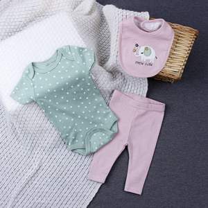 Neugeborenen-Baumwollkleidung-Set Klasse A 52 Stück Babykleidung für den Sommer Grenzüberschreitende Kinderkleidung mit Aufdruck - Product Image 5