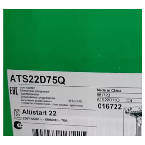 ซอฟต์สตาร์ทเตอร์ ATS22D75Q ของแท้ใหม่เอี่ยมสำหรับมอเตอร์แบบอะซิงโครนัส Altistart 22 ควบคุม 230V 230 ถึง 440V 18.5 ถึง 37kW - Product Image 6