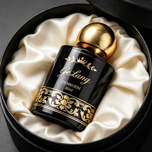 Botella de <span class=keywords><strong>Perfume</strong></span> de Alta Calidad Premium de 50 ml, Botella de <span class=keywords><strong>Perfume</strong></span> de Vidrio Marrón de 100 ml, Botella de <span class=keywords><strong>Perfume</strong></span> Redonda Vacía con Caja de Empaque - Product Image 2