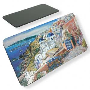 Aimants de réfrigérateur 3D en aluminium brillant personnalisés pour la décoration intérieure, cadeaux touristiques, vente chaude - Product Image 5