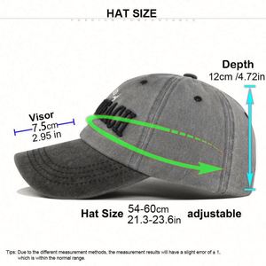 Casquette de baseball en coton 100% bicolore avec broderie 3D, logo personnalisé, style délavé, pour la vente en gros - Product Image 4