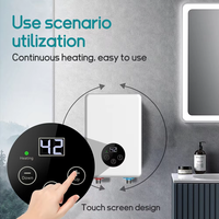 Chauffe-eau électrique intelligent à température constante 5,5 kW 220 V pour salon de coiffure