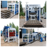 Grande capacité de production QT10-15 machine de pose de briques hydraulique entièrement automatique pour pavé bloc creux usine