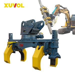 เครื่องจับยึดแบบหมุน XUVOL รุ่น Max. ตัวจับยกน้ำหนัก 1.5 ตัน สำหรับรถขุด 10-15 ตัน เครื่องจักรก่อสร้าง ท่อเหล็กพีวีซี - Product Image 4