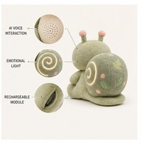 AI Emotion Eyes Snail, Compagnon de câlin chaleureux pour les nuits calmes, Présence apaisante pour les enfants, Confort doux à chaque instant
