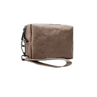 Sac de rangement en papier kraft lavé écologique pour trousse de toilette portable, sac de shopping et trajets quotidiens
