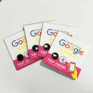 Etiqueta NFC de PVC Epoxi para Esquinas, Tamaño Personalizado, Programable, Ntag 216 213, para Ventanas/Puertas/Mesas, Resistente al Agua, Etiqueta de Reseñas de Google - Product Image 4