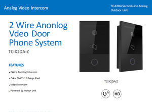 Intercomunicador de audio portátil de 2 cables transferencia Punto a Punto unidad interior puerta teléfono 2 vías audio video puerta teléfono interfone timbre - Product Image 2