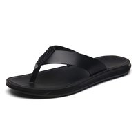 HappyChina Chaussures pour homme en cuir véritable, tongs de plage antidérapantes, sandales pour homme