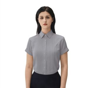 Female <strong>100</strong>% <strong>Cotton</strong> Women 4 XL Work <strong>Wear</strong> Shirts 2026 Woman Shirt Short Sleeve Shirts for Women New Styles - Product Image 3