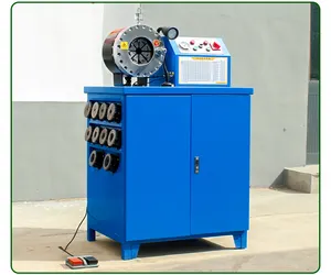 Wanrun Automatic Hydraulic Hose Crimping Machine Wholesale New Condition With Core Motor Gearbox Components Manufacturing Plants