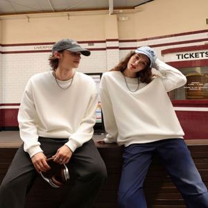 Simple Sweatshirts Men's Clothing Oversized Hoodie Fleece Lined Black Unisex Custom 620Gsm Heavyweight Hoodies - Product Image 3