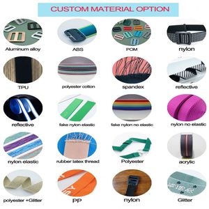 Factory Custom 2cm 3cm 3.5cm Glitter Lurex Gold Polyester Elastic Loops Book Band for Lunch Box - Product Image 6