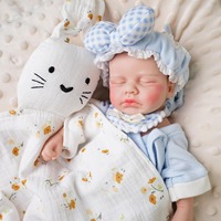 Poupées Reborn LouLou en silicone souple de 13 pouces, personnalisation du sexe et de la coiffure, jouets de poupées simulant des nourrissons prématurés