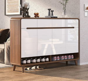 New <strong>Chinese</strong> Style Entryway Furniture Wooden <strong>Shoe</strong> Rack Display <strong>Cabinet</strong> White <strong>Shoe</strong> Bench Storage <strong>Shoe</strong> <strong>Cabinet</strong> - Product Image 5