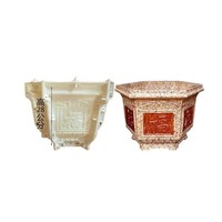 Moule en Plastique RF pour Pot de Fleurs de Jardin, Moules à Béton pour Jardinières en Ciment, Pots de Fleurs en Plastique à Vendre