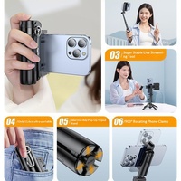 Nouvel accessoire magnétique 2026 pour téléphone portable : support de caméra et trépied mini à quatre pieds pour selfie