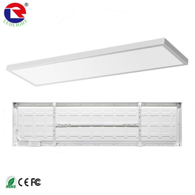 40W 48W Surface Mounted Led Ceiling Light Square Smd Led Office Panel Lights 4000K Led Flat Light 120x30cm