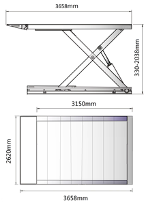 기계식 차고 저장 플랫폼 장치 용 2 단계 가위 자동차 주차 리프트 시스템 듀얼 데크 자동차 SUV 차량 장비 - Product Image 6