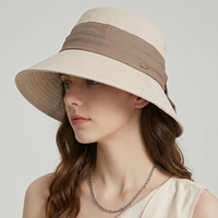 Gorras personalizadas con logo, gorras lisas, gorras con estampado personalizado, gorras para mujer, gorro tipo pescador para primavera y verano, decoración con lazo.