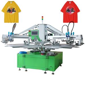 Imprimante sérigraphique octopode entièrement automatique 6 couleurs 8 stations pour T-shirts, toiles et sacs à dos - Usine de Dongguan - État neuf - Product Image 2