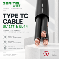 Câble industriel en cuivre homologué XHHW-2 UL1277 TC-ER XLPE 600V pour système de distribution d'énergie