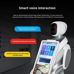 Robot de Bienvenida Inteligente Pangolin, Recepción Empresarial, Interacción por Voz, Guía de Visitantes, Servicio de IA Amy - Product Image 4
