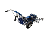 Machine de marquage routier oscillante à peinture thermoplastique à froid, compacte, alimentée par moteur 1,6 kW/72 V, marque H&H
