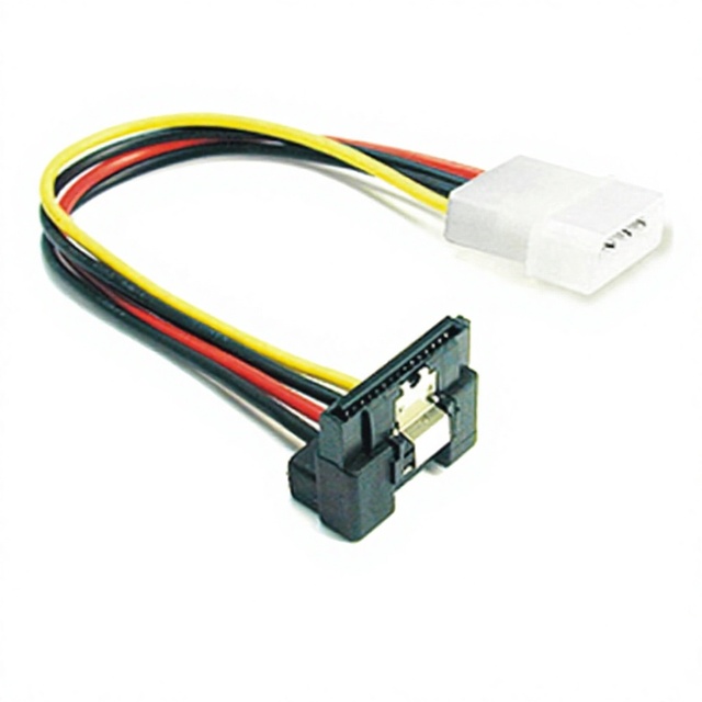 Brand New 15 Pin SATA to 4 Pin Molex Power Adapter Cable for Computer HDD