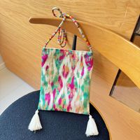 Tas Ponsel Motif Geometris Baru untuk Wanita Dompet Selempang Artistik Unik Dompet Koin Mini Dengan Elemen Geometris