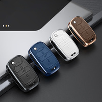 Porte-clés de voiture en cuir d'aluminium pour Baojun 560 Rs-5 530 630 310 E100 310W 510 730 360 Porte-clés Accessoires
