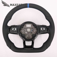 Volant sport en fibre de carbone personnalisé pour Volkswagen Golf 7 7.5 MK7 R GTI GTD GTE Polo GTI Scirocco