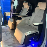Asientos Premium Personalizados para Furgonetas Eléctricas de Negocios, MPV, Cuero Nappa Suave, Cómodos, con Ventilación, Calefacción y Masaje, Accesorios Interiores