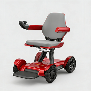 <span class=keywords><strong>Silla</strong></span> <span class=keywords><strong>de</strong></span> Ruedas Motorizada Deportiva Roja, Nuevo Color Disponible, Equipada con Batería <span class=keywords><strong>de</strong></span> Litio Grande Desmontable <span class=keywords><strong>de</strong></span> 20A, <span class=keywords><strong>Silla</strong></span> Eléctrica <span class=keywords><strong>de</strong></span> Largo Alcance <span class=keywords><strong>de</strong></span> 25 km - Product Image 6