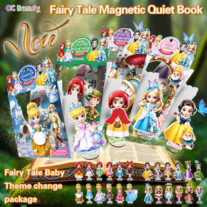 Cc Beauty Alice au pays des merveilles, jouet magnétique à habiller pour enfants de 3 ans et plus, avec base transparente et autocollants pour vêtements - Product Image 4