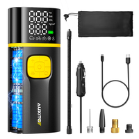Gonfleur de pneus AUXITO Compresseur d'air portable 150 PSI Pompe à air sans fil avec batterie rechargeable 7800mAh pour pneus de voiture
