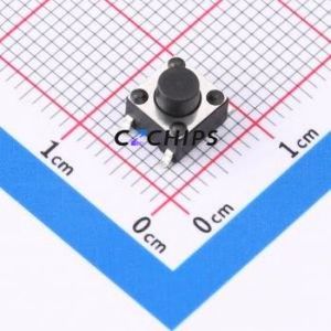 TC-06104-055E-01 Tactile Switch SMD-4P,6x6mm Switch Single Pole Single Throw Round Button 2N 6mm - Product Image 1