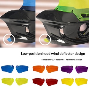 Kit de carénage de phare ABS style ST avec pare-brise 6,5''/8,5'' pour HD Softail Low Rider S/Street <span class=keywords><strong>Bob</strong></span> 2018+ – Rénovation/Mise à niveau multicolore - Product Image 2